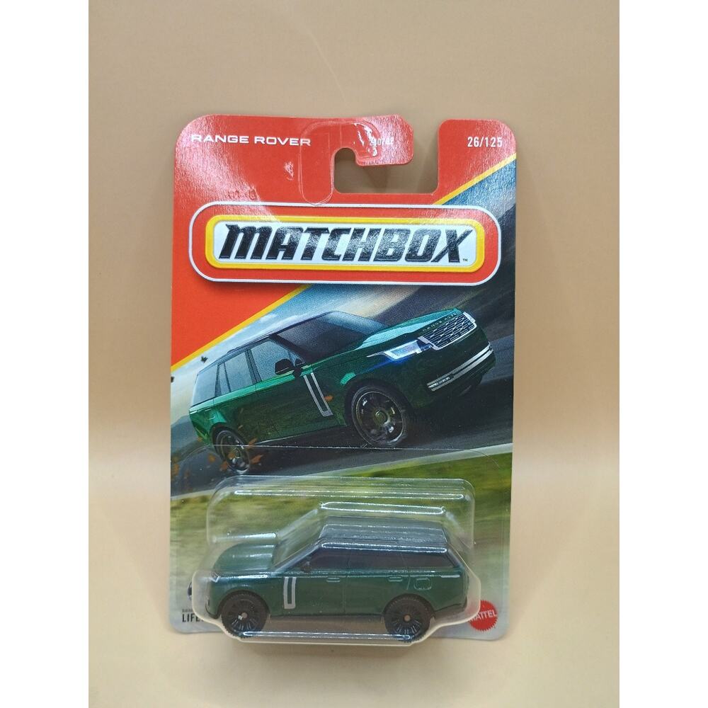 2026 MATCHBOX MBX ROAD TRIP 26/125 BRITISH RACING GREEN 2024 RANGE ROVER PHEV